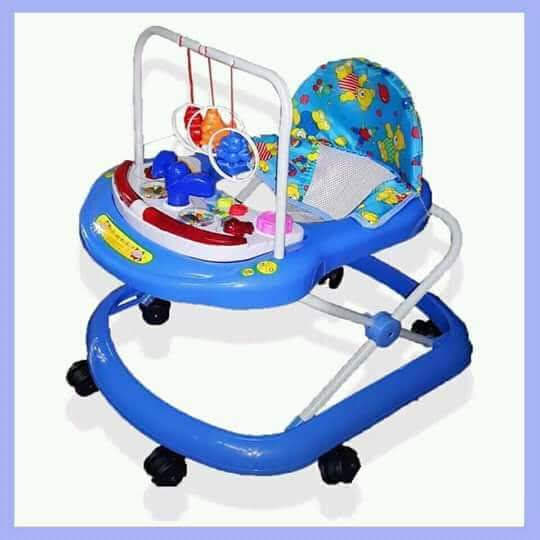 Baby Walker With Music-Blue
